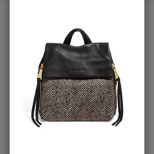 Aimee Kestenberg Bali Novelty Leather Backpack, Herringbone